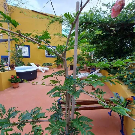 Сasa de vacaciones Casa Maestro Lelo – Acogedora Canaria Con Patios Y Jardines De Flores *
